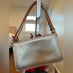 Louis Vuitton Lexington Pochette in Silver Blue Vernis